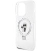 Karl Lagerfeld KLHMP13LHMRSKCH iPhone 13 Pro / 13 6.1 biały/white hardcase Ring Stand Karl&Choupettte MagSafe